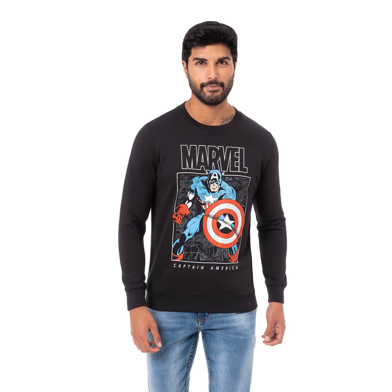POLERA FRENCH TERRY HOMBRE ROBET-MARVEL - 1
