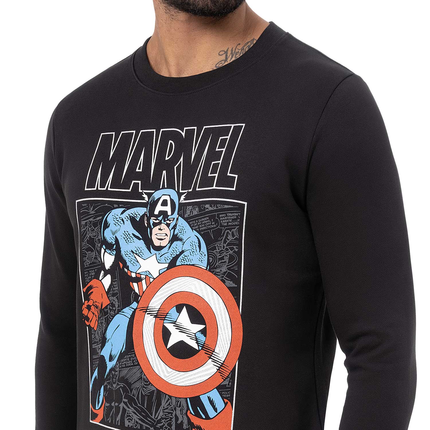 POLERA FRENCH TERRY HOMBRE ROBET-MARVEL - 4