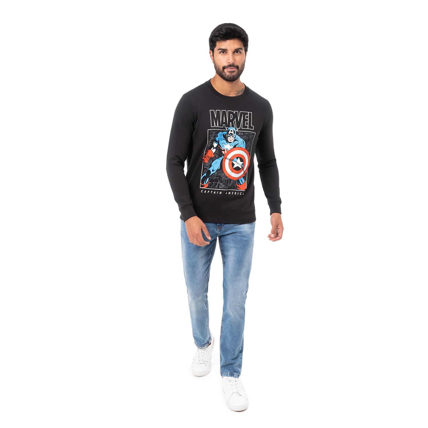 POLERA FRENCH TERRY HOMBRE ROBET-MARVEL - 5