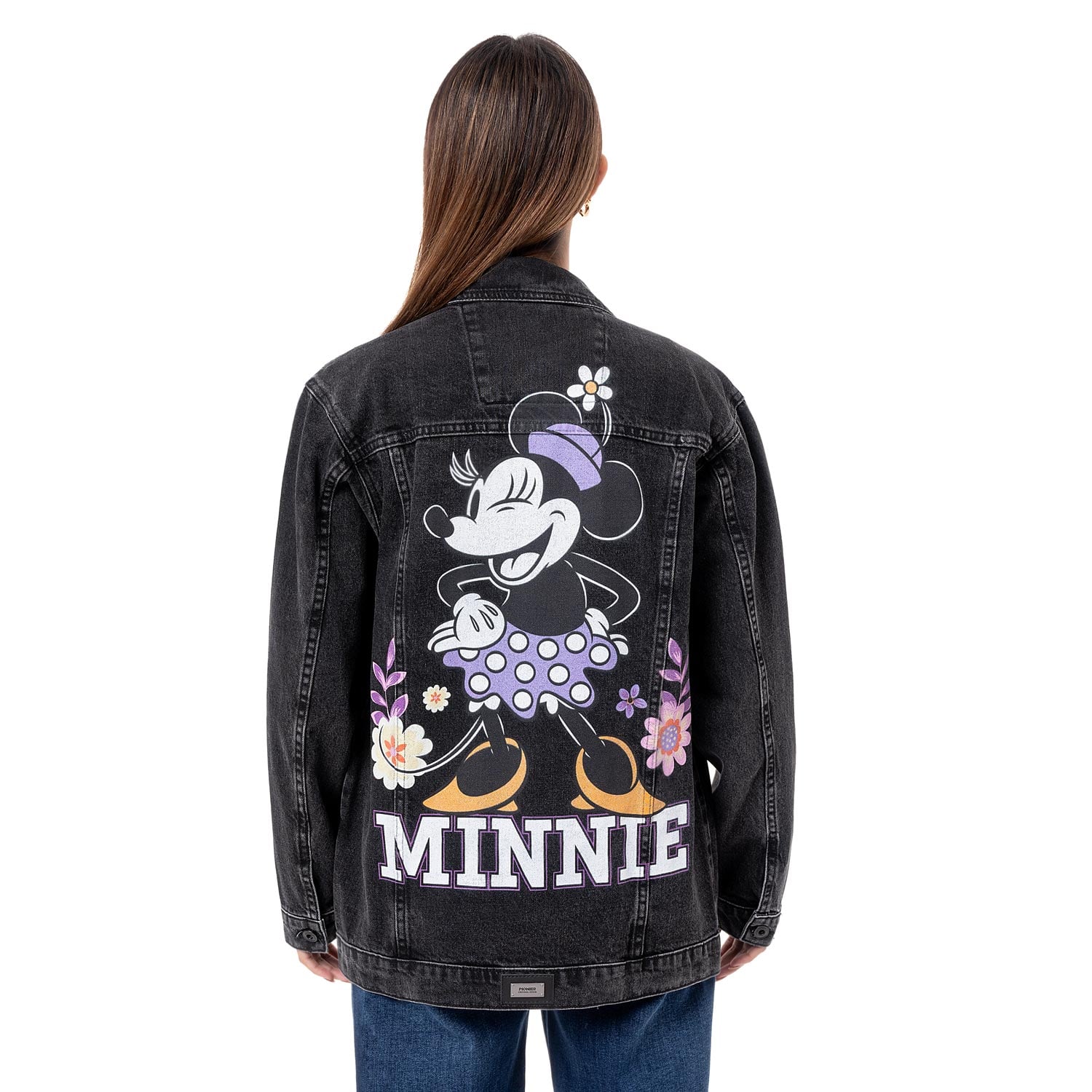 CAMISACO DENIM MUJER PIONIER NEGRO MALAK-DISNEY - 3
