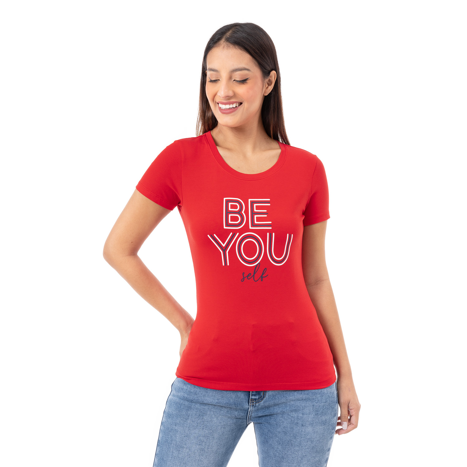 TSHIRT JERSEY FULL LYCRA MUJER BE YOU - 1