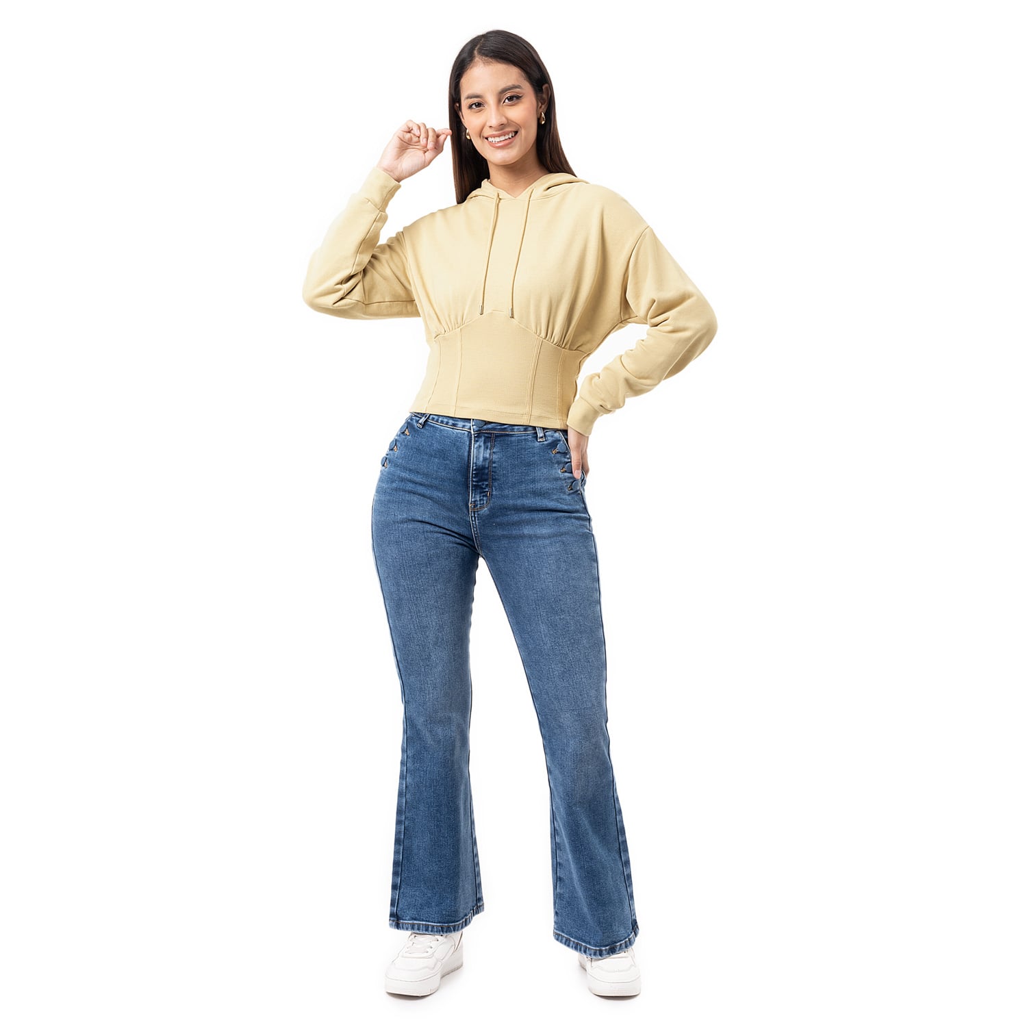 POLERA FRENCH TERRY MUJER XOOYUN - 5