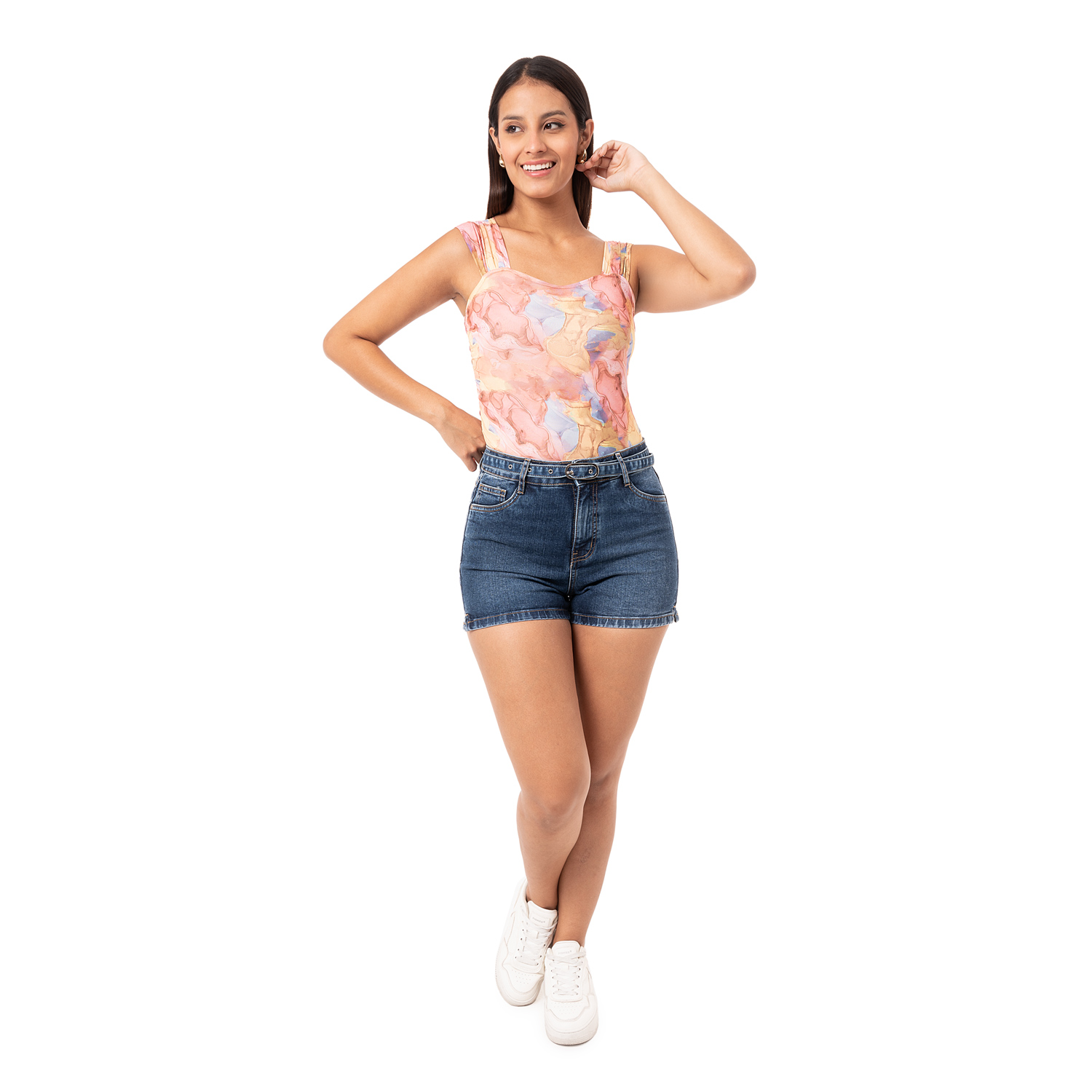 SHORT DENIM STRETCH MUJER CLARYBET - 1