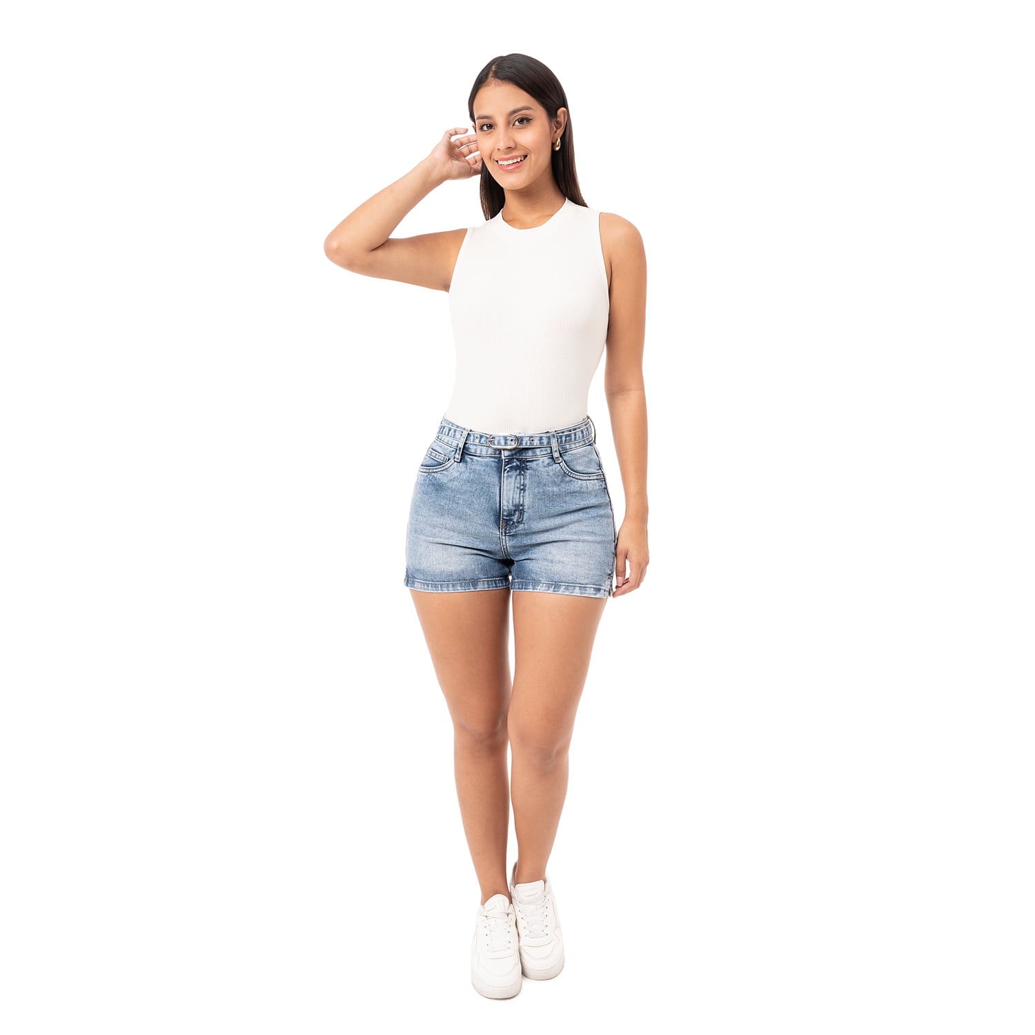 SHORT DENIM STRETCH MUJER CLARYBET - 1