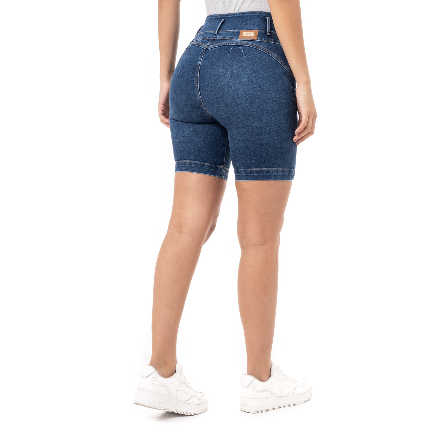 SNICKER CORTO DENIM STRETCH MUJER JAYLA - 4