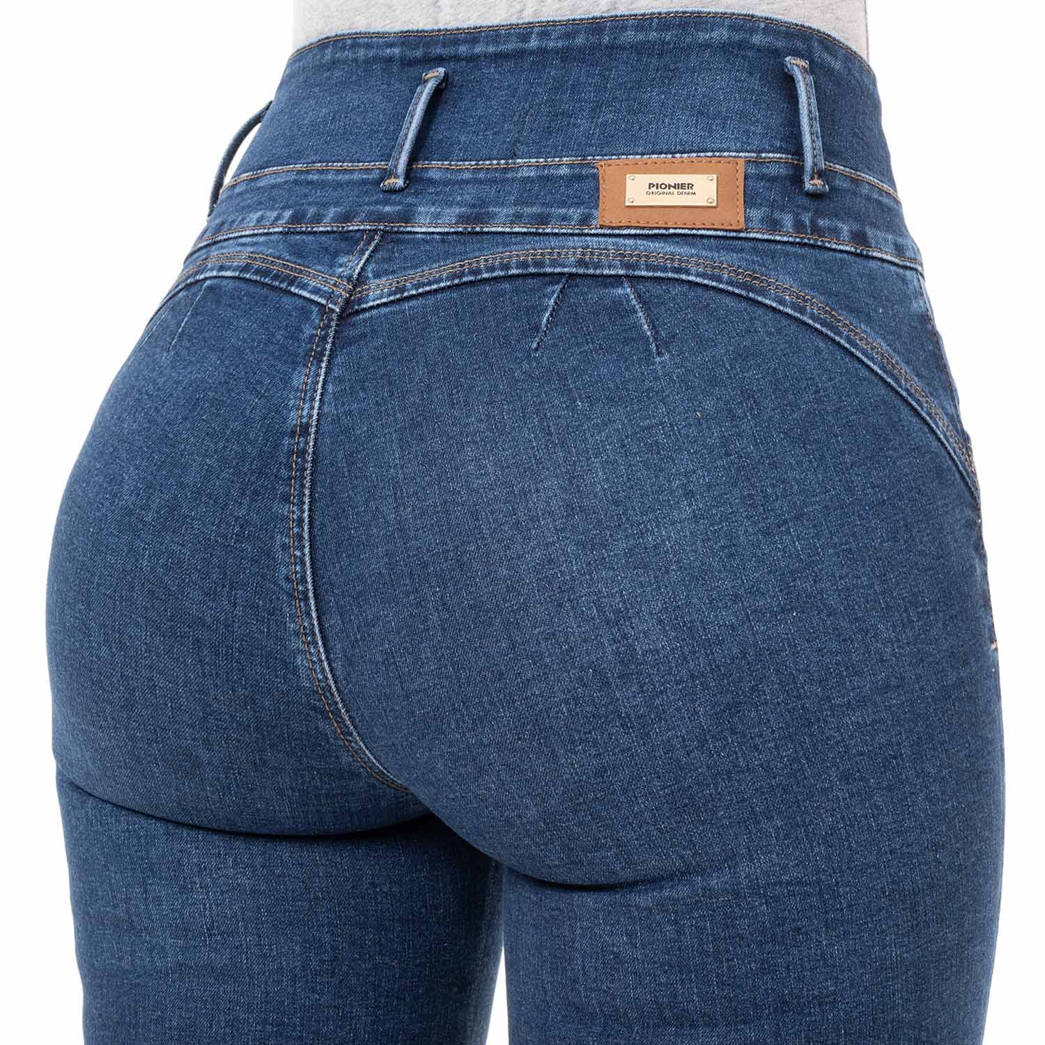 SNICKER CORTO DENIM STRETCH MUJER JAYLA - 6
