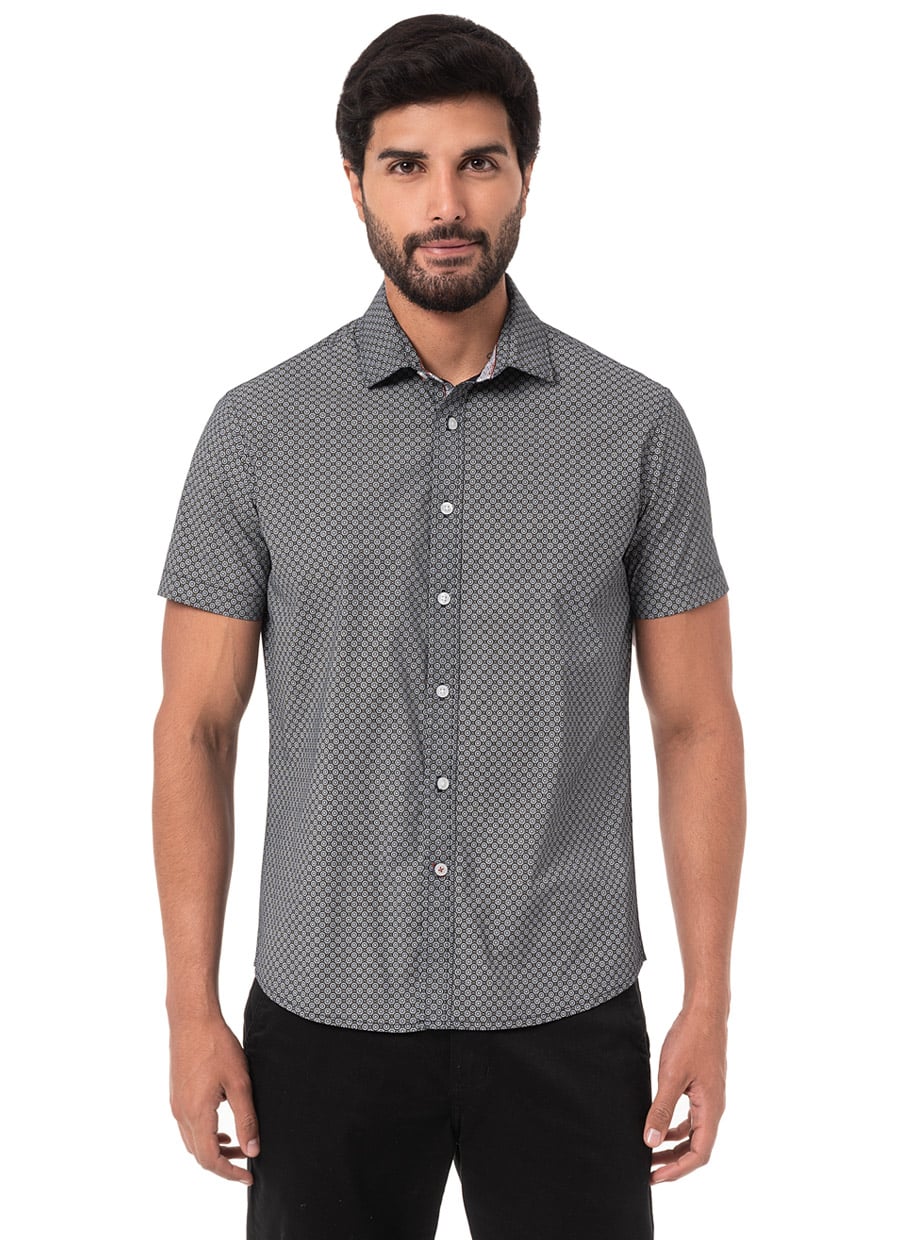 CAMISA POPELINA STRETCH HOMBRE MABYER - 1
