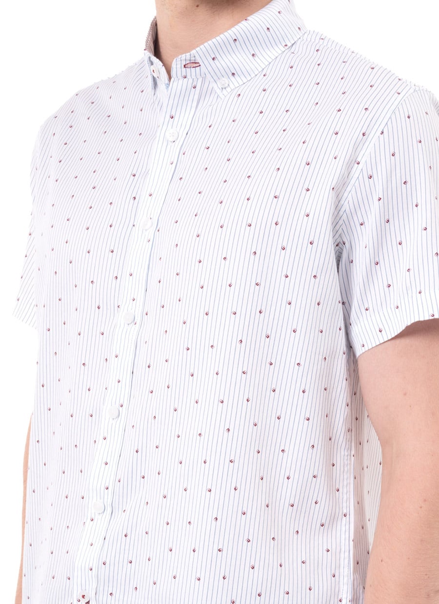 CAMISA LISTADA HOMBRE ZENTE - 4
