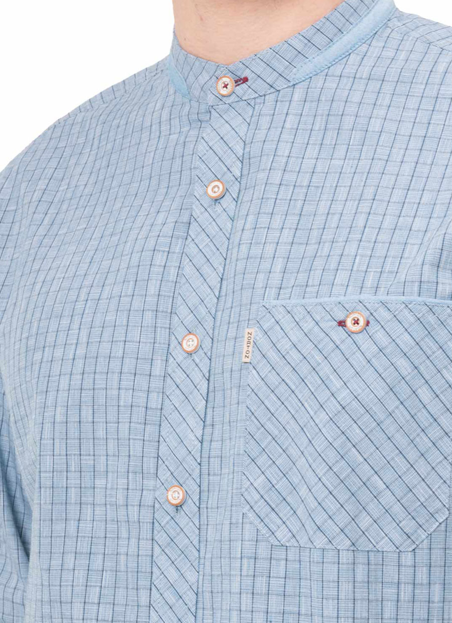 CAMISA CUADROS HOMBRE FACUZ - 4