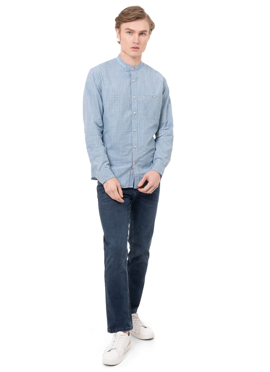 CAMISA CUADROS HOMBRE FACUZ - 5