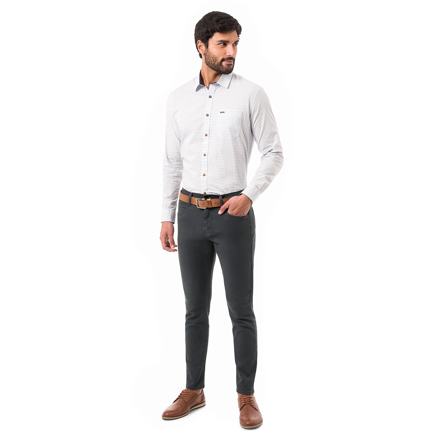 PANTALON DRILL STRETCH HOMBRE RAYN - 2