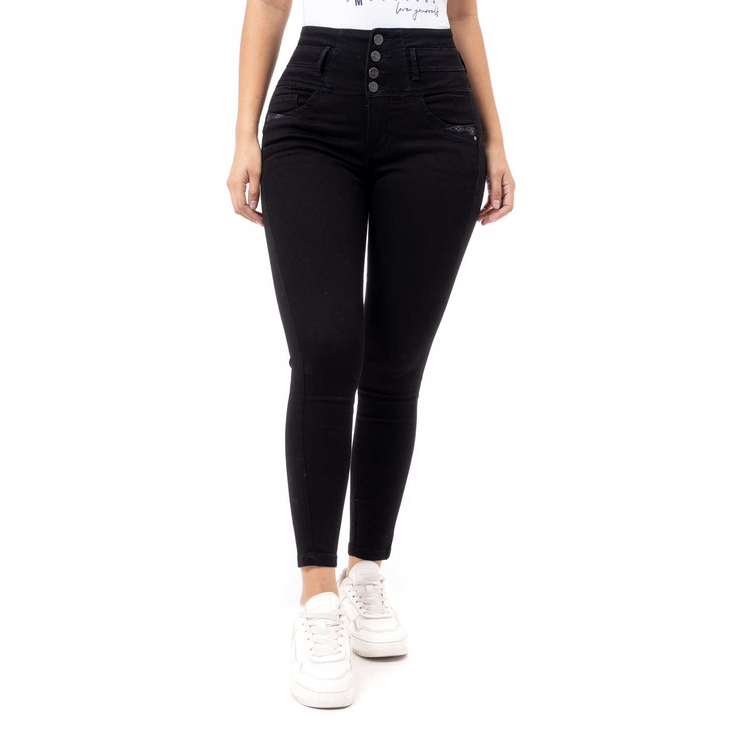PANTALON DENIM STRETCH MUJER CELMAH - 1