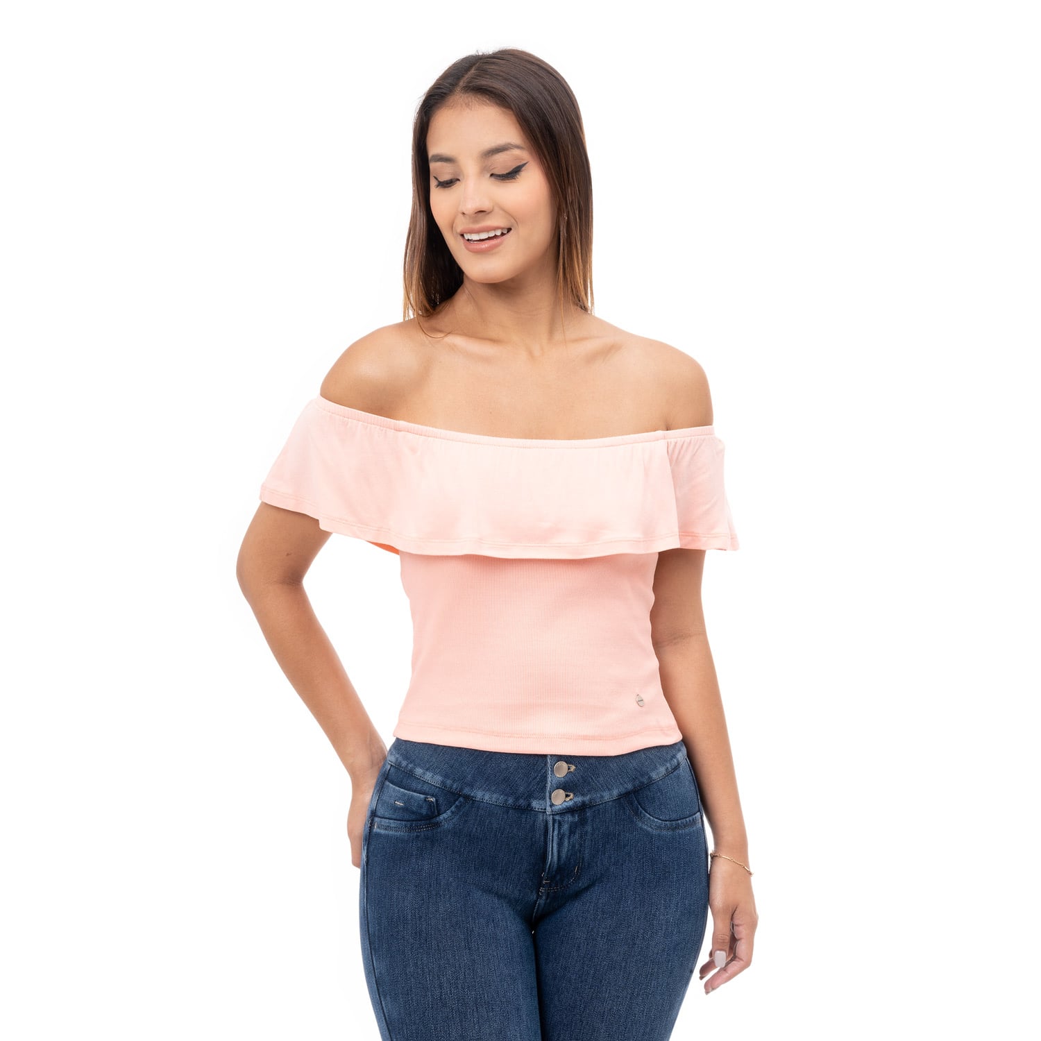 POLO MUJER PIONIER ROSADO BEYZA TSHIRT RIB LYCRADO - 1