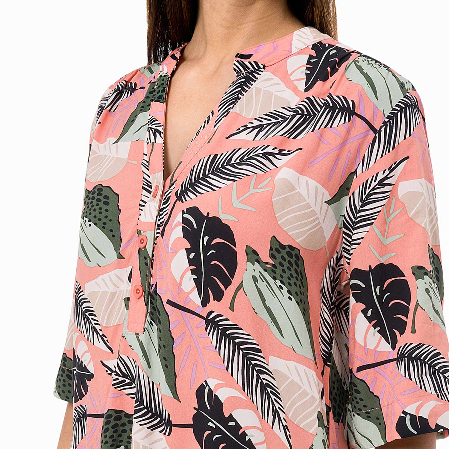 BLUSA POPELINA MUJER PIONIER ROSADO VERENIT-S - 4