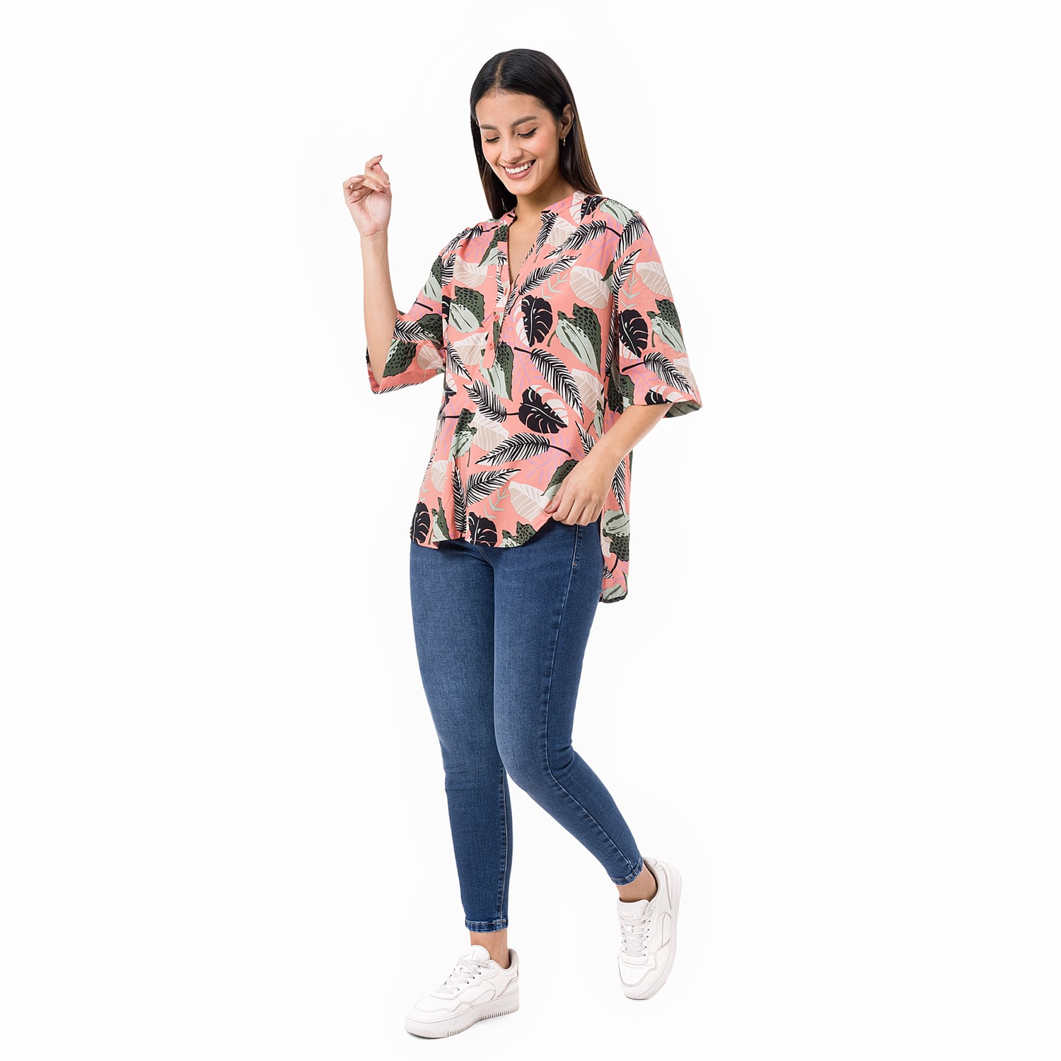 BLUSA POPELINA MUJER PIONIER ROSADO VERENIT-S - 5