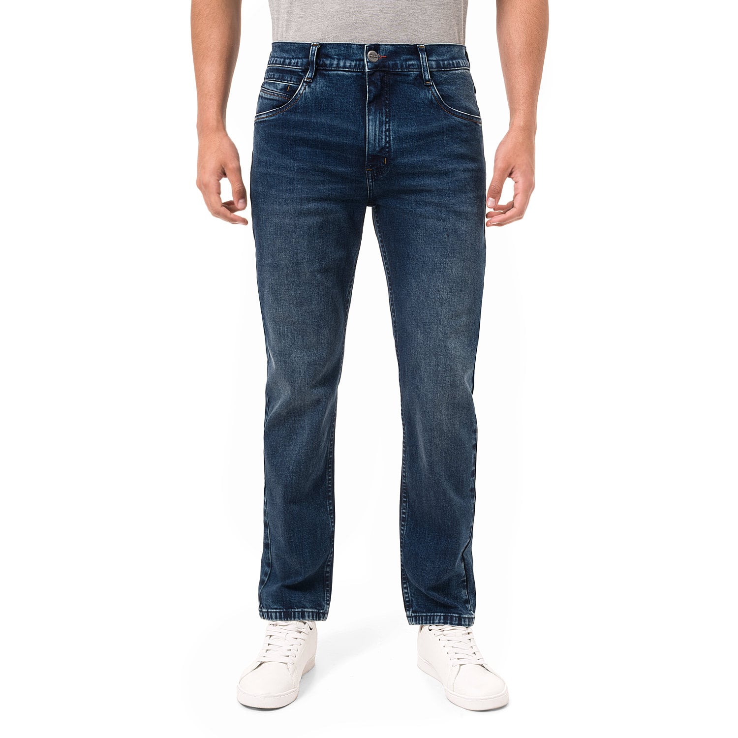 JEAN SEMIPITILLO DENIM STRETCH HOMBRE BALDWYN - 1