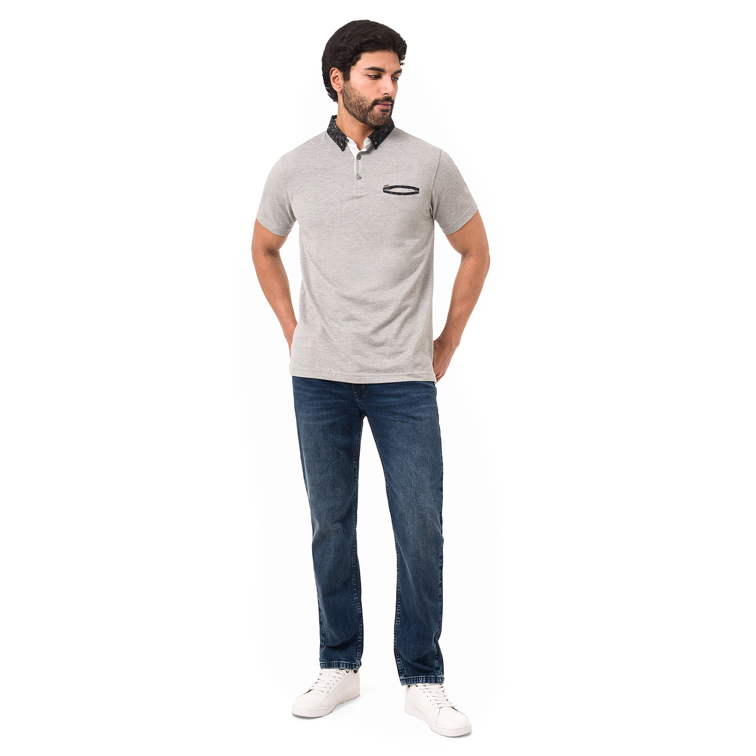 JEAN SEMIPITILLO DENIM STRETCH HOMBRE BALDWYN - 2