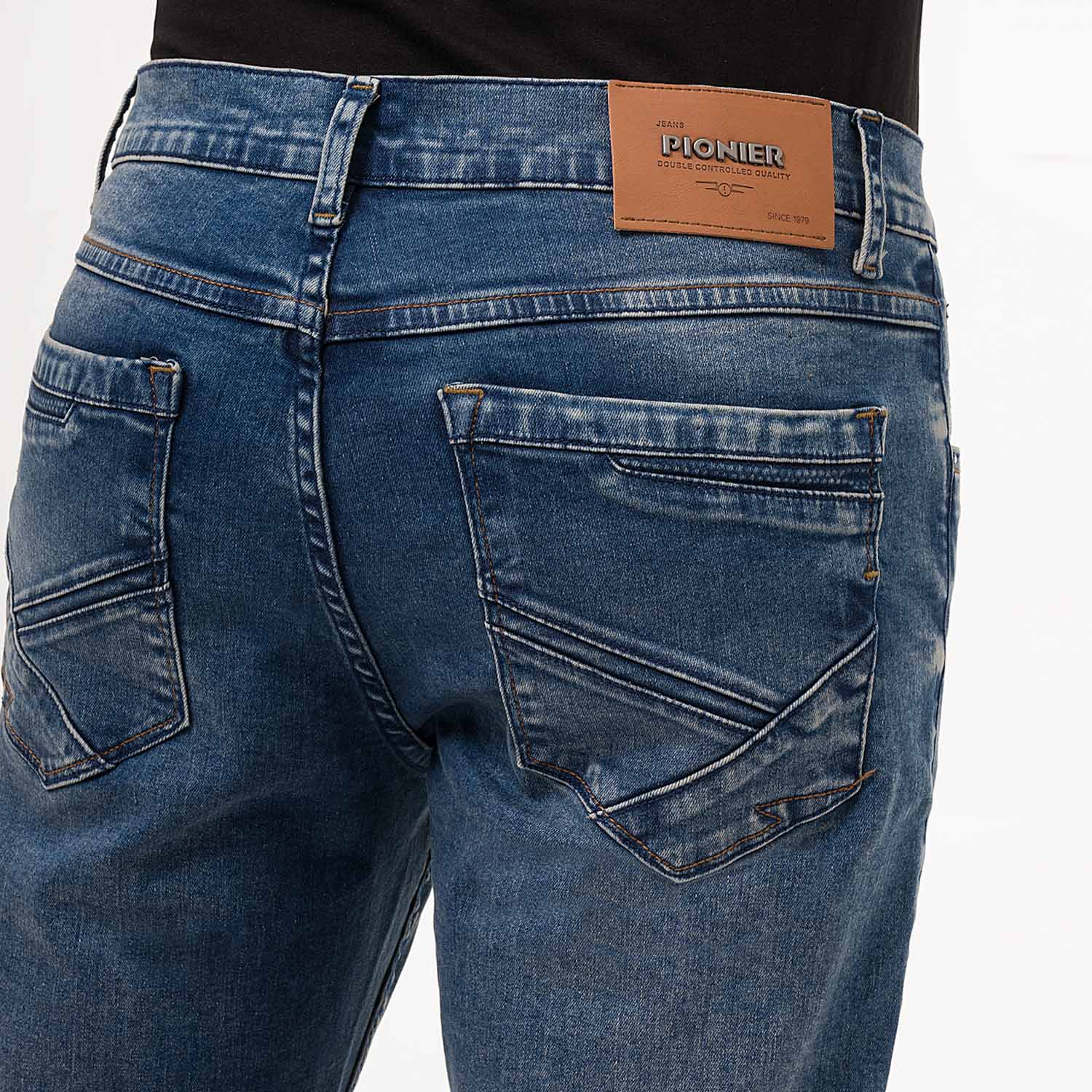 JEAN SEMIPITILLO DENIM STRETCH HOMBRE LUDWIN - 5