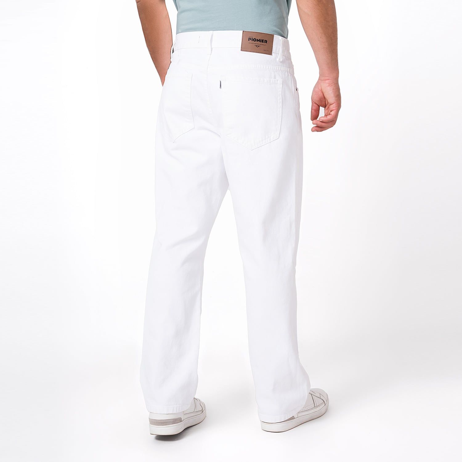 PANTALÓN HOMBRE PIONIER BLANCO DOMENIKO D LOOSE FIT DRILL - 3