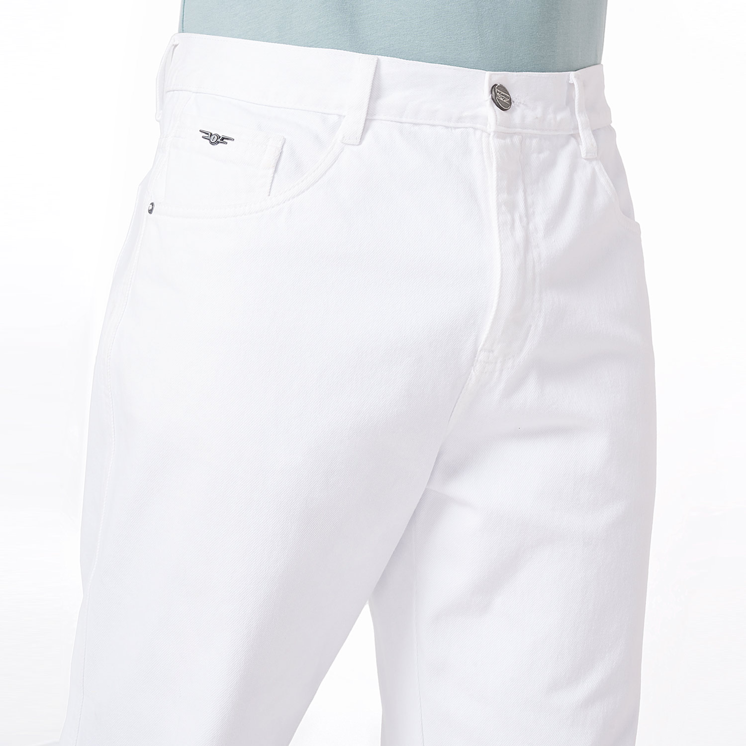 PANTALÓN HOMBRE PIONIER BLANCO DOMENIKO D LOOSE FIT DRILL - 4