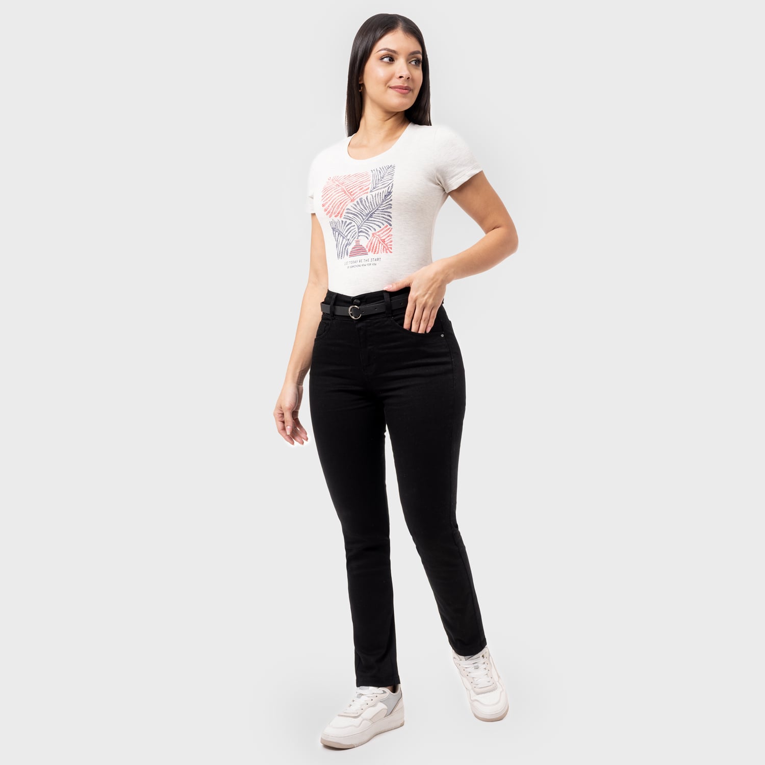 JEAN MUJER PIONIER GILENDA SEMIPITILLO DENIM STRETCH - 2