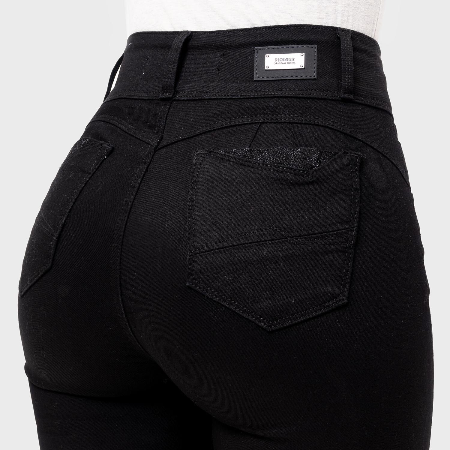 JEAN MUJER PIONIER GILENDA SEMIPITILLO DENIM STRETCH - 5
