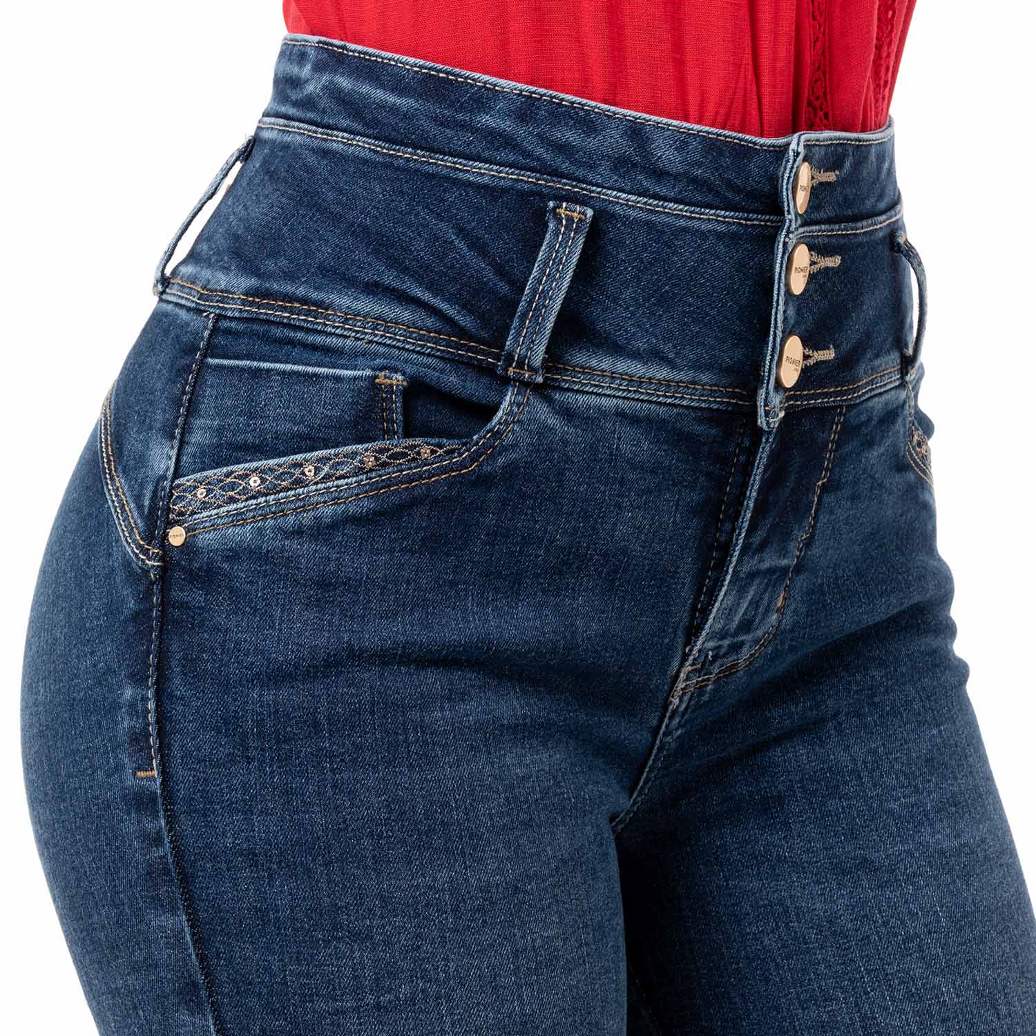 JEAN MUJER PIONIER EISHA PITILLO DENIM STRETCH - 5