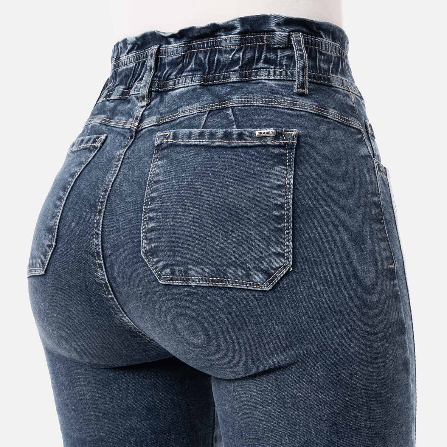 JEAN MUJER PIONIER SISEL DENIM STRETCH - 5