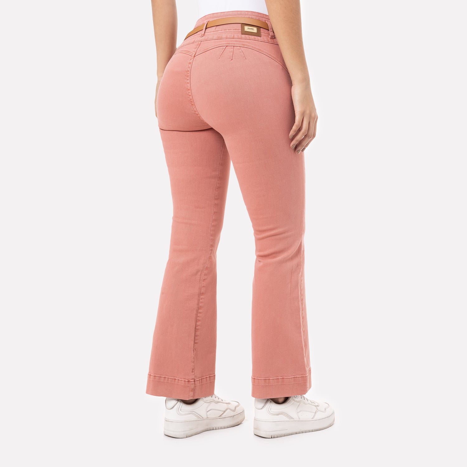 PANTALÓN MUJER PIONIER CANELA NADIAH DRILL STRETCH - 3