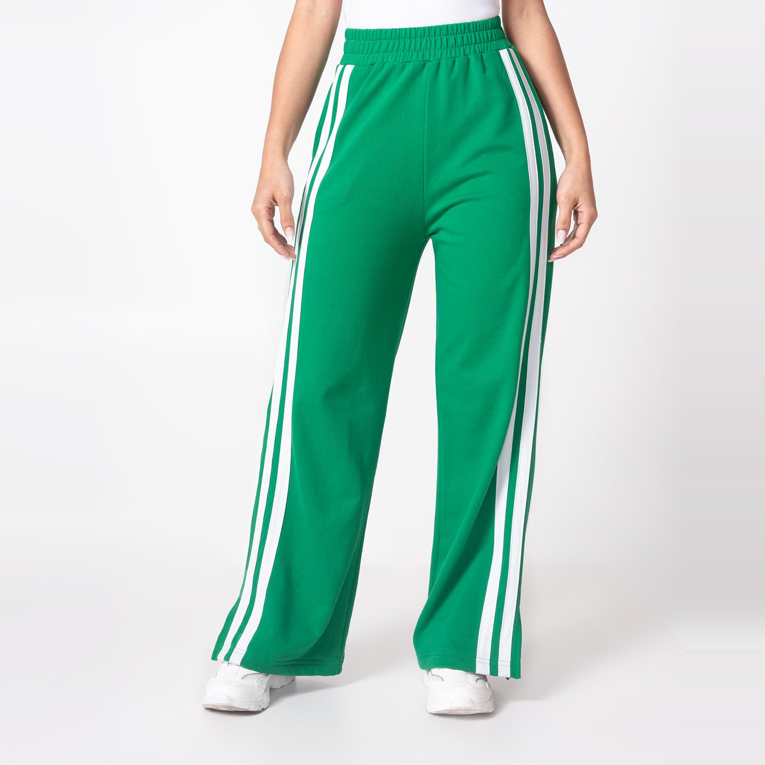 PANTALÓN MUJER PIONIER DRAXYT PALAZO FRENCH TERRY - 1
