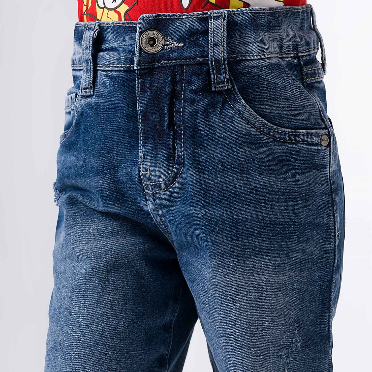 JEAN DENIM STRETCH NIÑO EMYR - 4