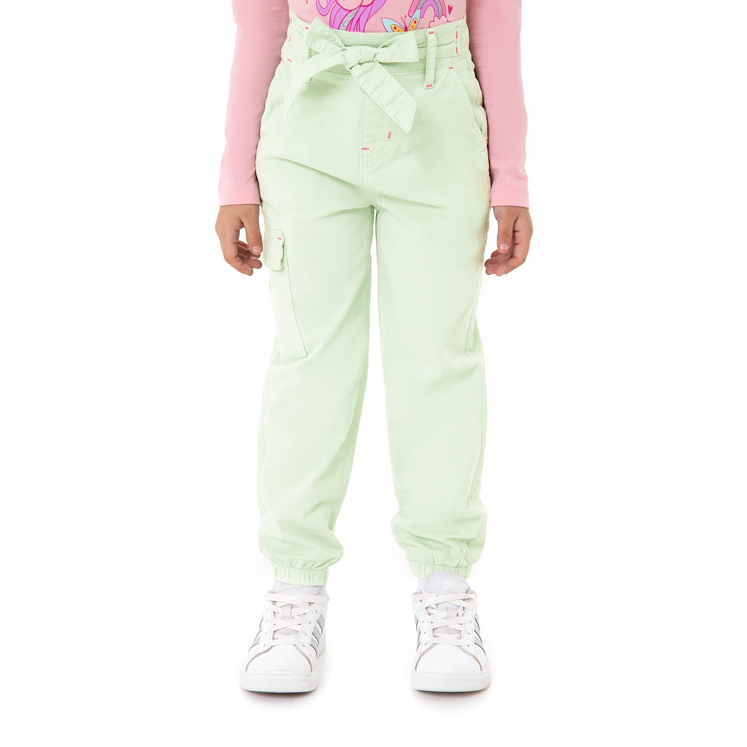 JOGGER CARGO TAFETA NIÑA CLARAA - 2
