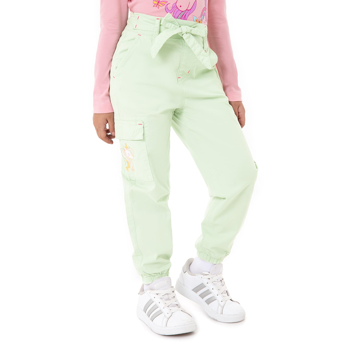 JOGGER CARGO TAFETA NIÑA CLARAA - 3