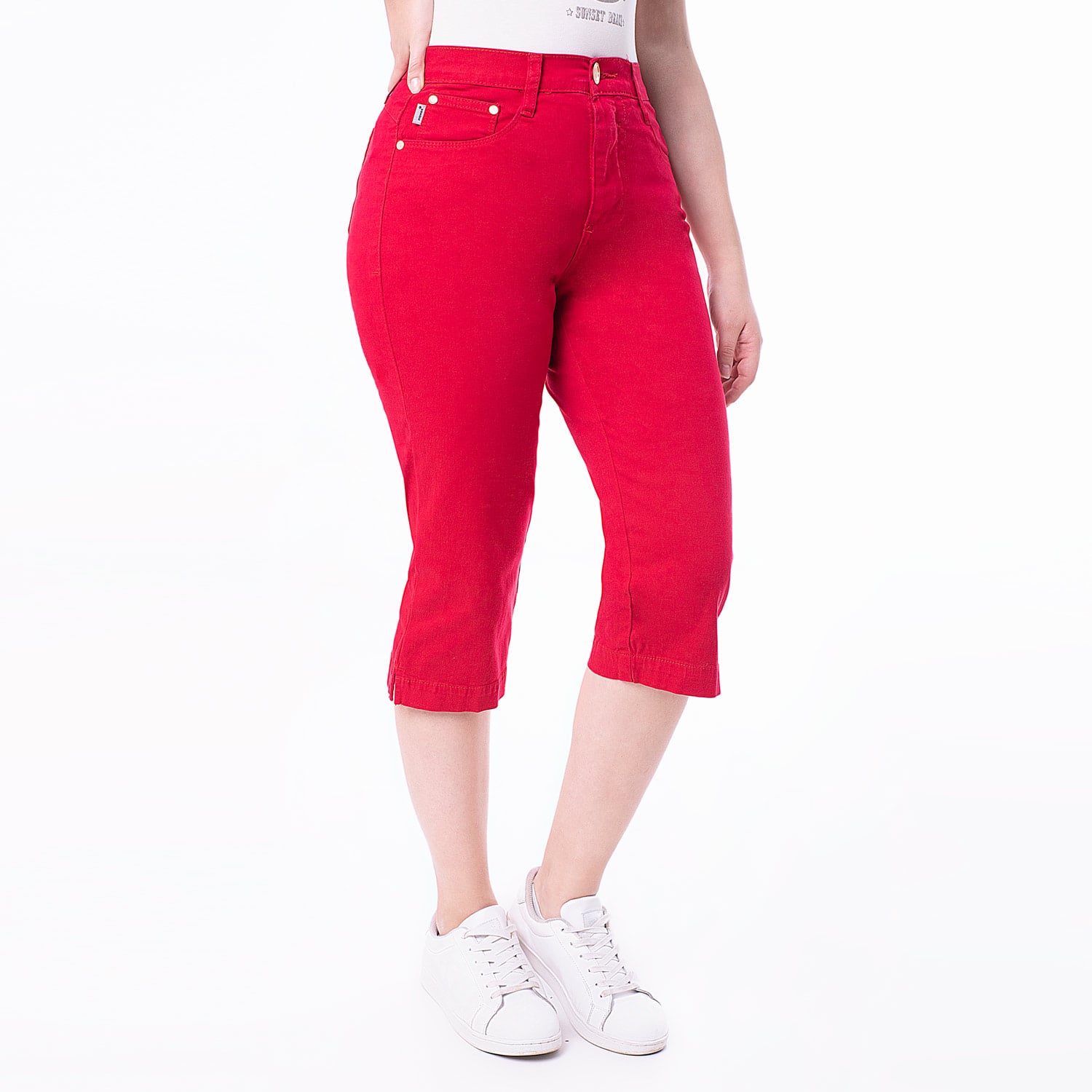 PANTALÓN MUJER PIONIER DIANA CROPPED DRILL STRETCH - 2