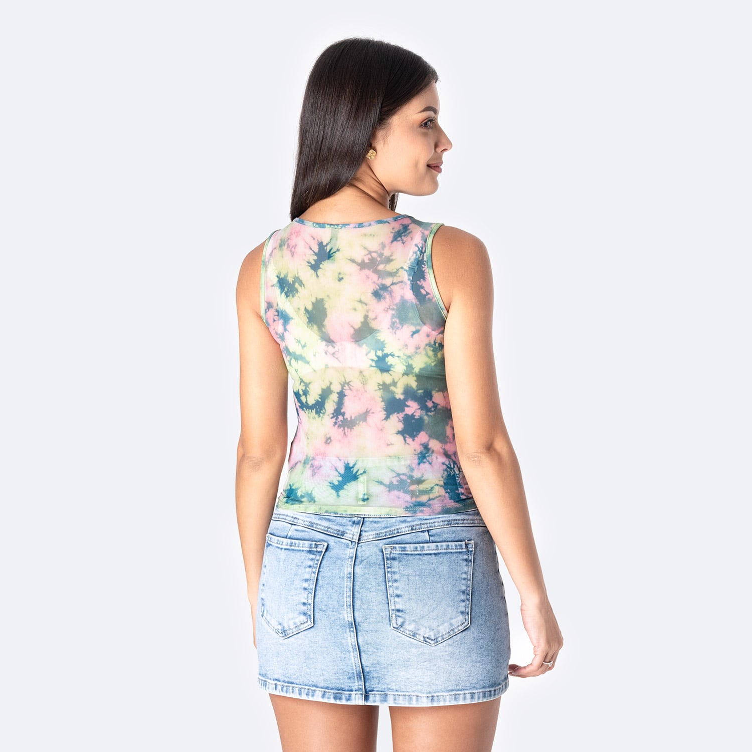 TOP SIN MANGAS MUJER PIONIER MULTICOLOR RIB LYCRADO TATIENN-S - 3