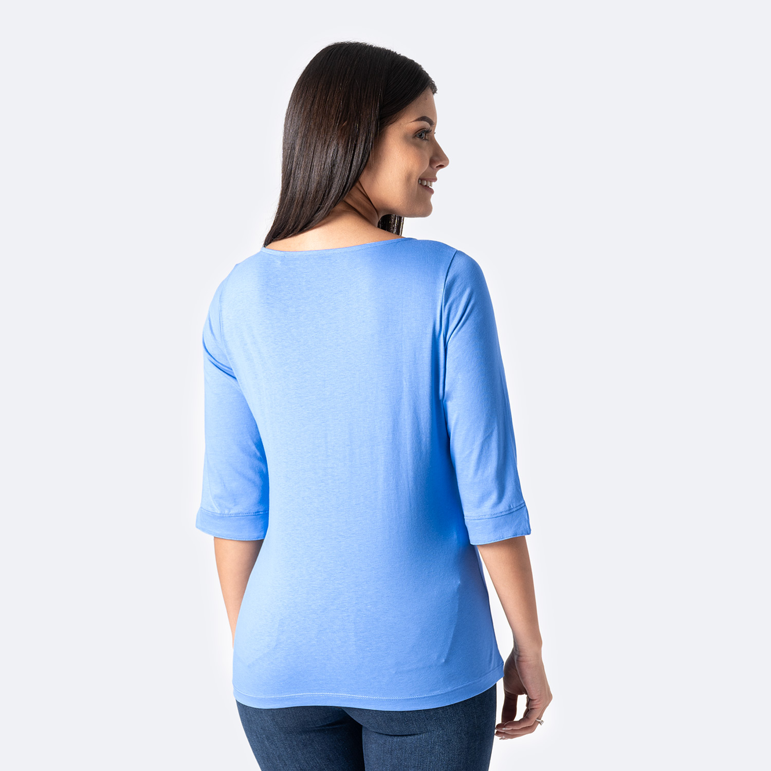 POLO MANGA 3/4 MUJER PIONIER MULTICOLOR JERSEY ZARILA - 3