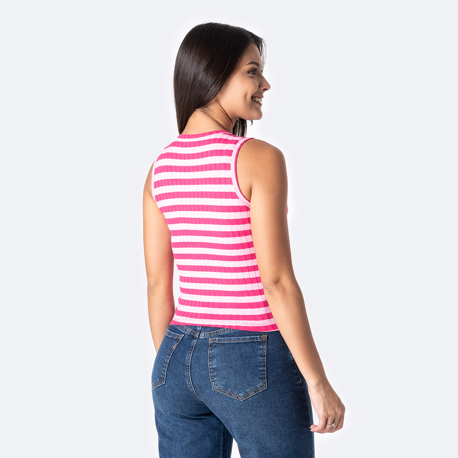 TOP SIN MANGAS MUJER PIONIER MULTICOLOR JERSEY YUVI4-S - 3