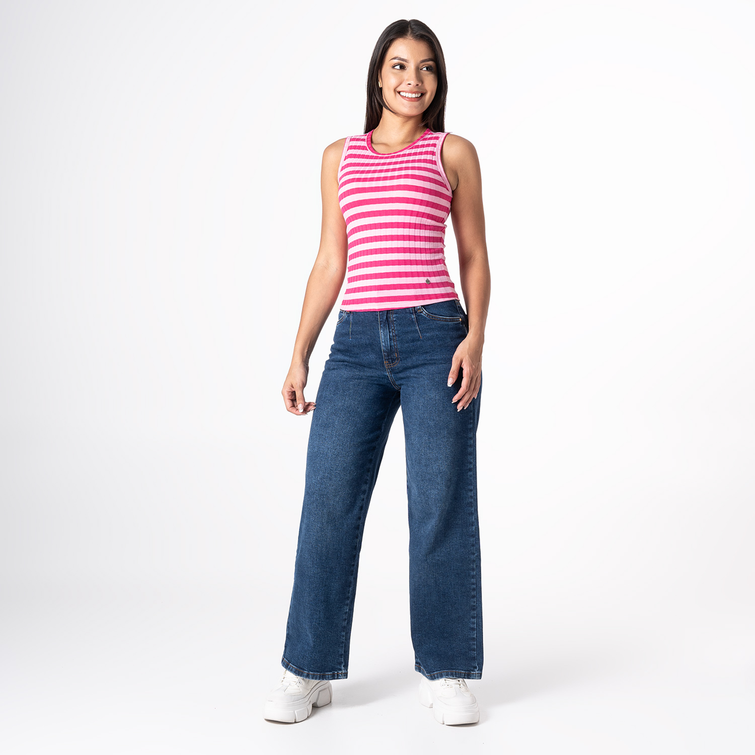 TOP SIN MANGAS MUJER PIONIER MULTICOLOR JERSEY YUVI4-S - 4