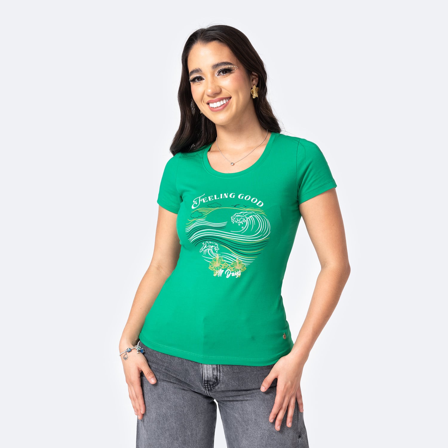 POLO MANGA CORTA MUJER PIONIER MULTICOLOR TSHIRT JERSEY FULL LYCRA YETZ - 1