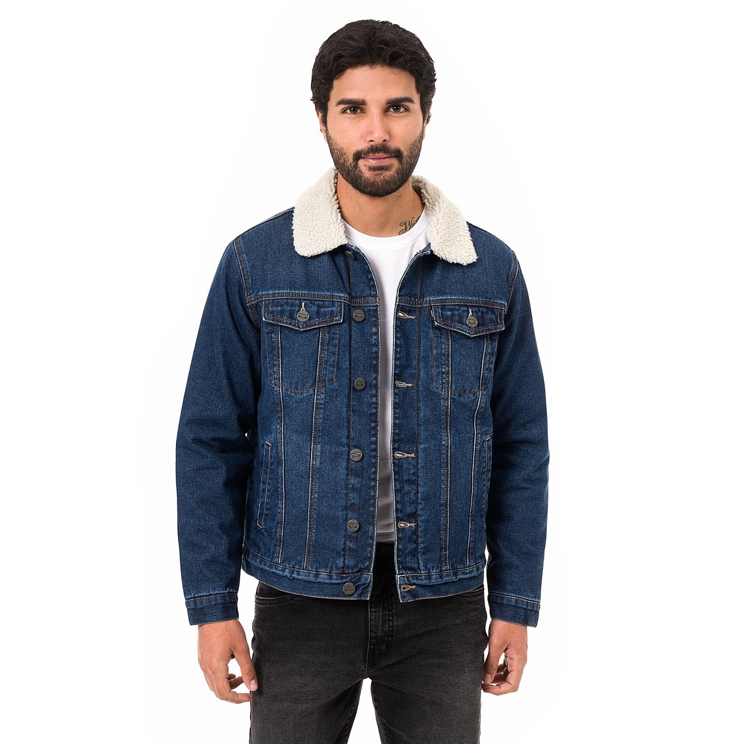 CASACA DENIM HOMBRE NEW HANCKO - 1