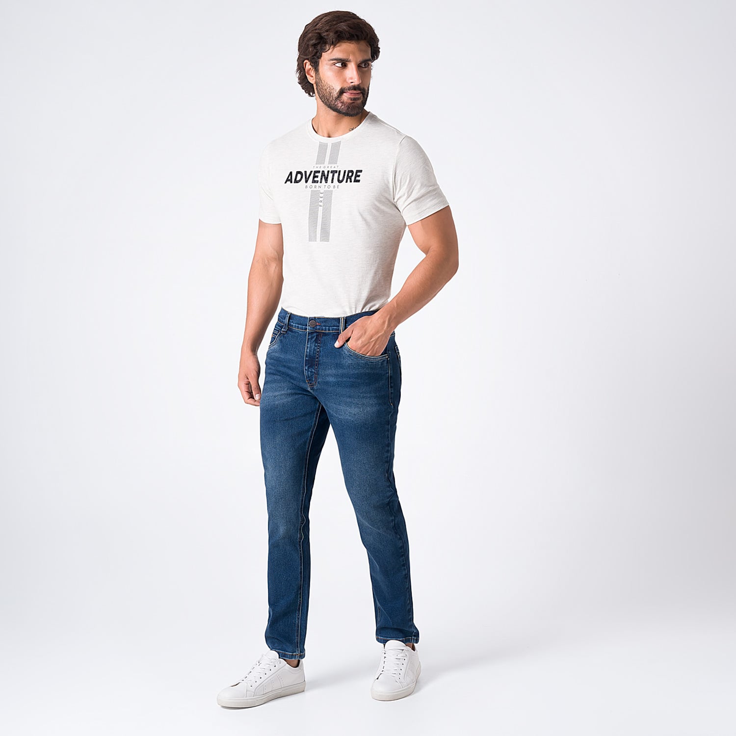 PANTALON HOMBRE PIONIER MULTICOLOR KARLH DENIM STRETCH - 2