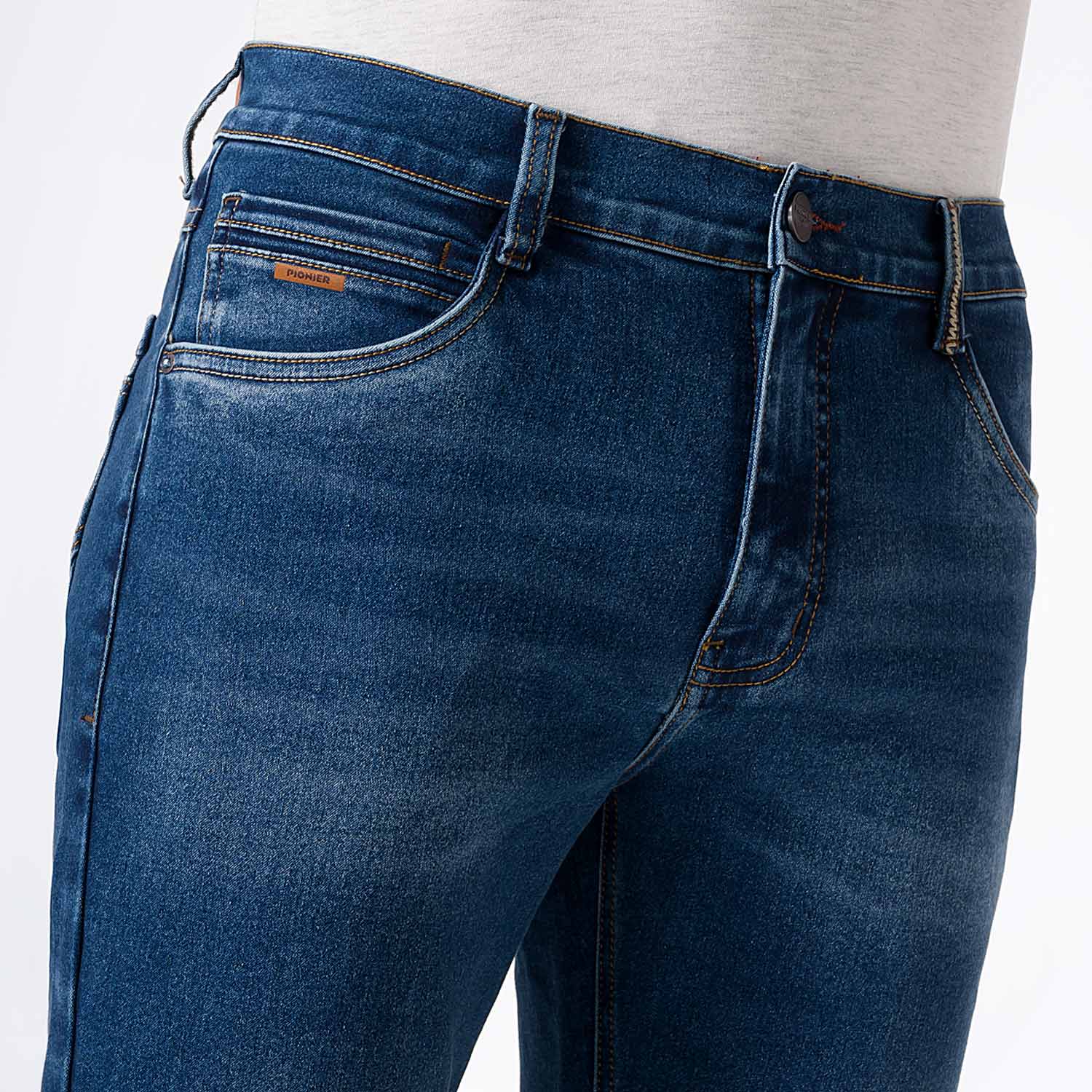 PANTALON HOMBRE PIONIER MULTICOLOR KARLH DENIM STRETCH - 4