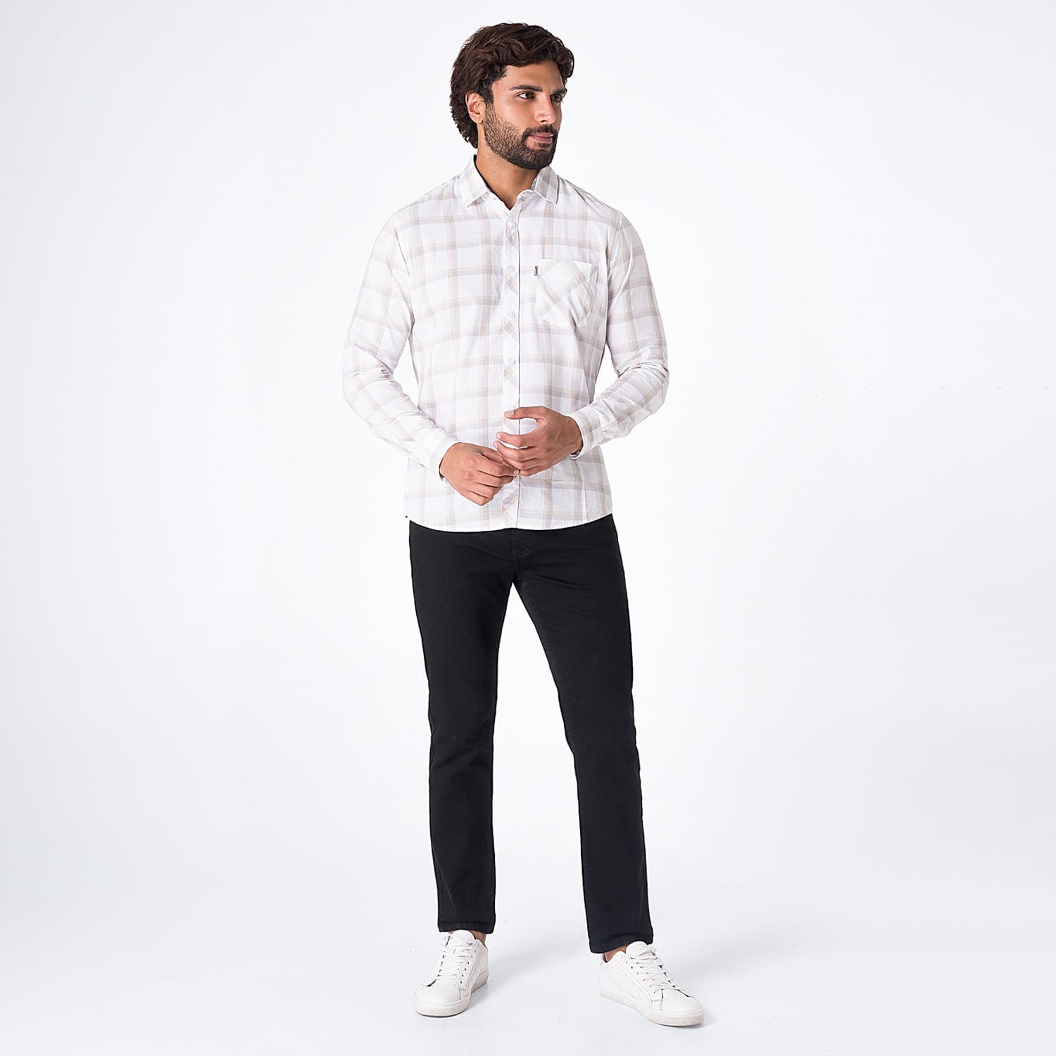 CAMISA CUADROS HOMBRE LARSEN C-ML - 4