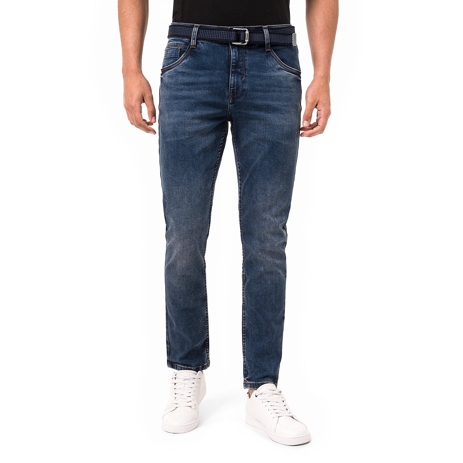 PANTALON HOMBRE PIONIER MULTICOLOR YACOHMO DENIM STRETCH - 1