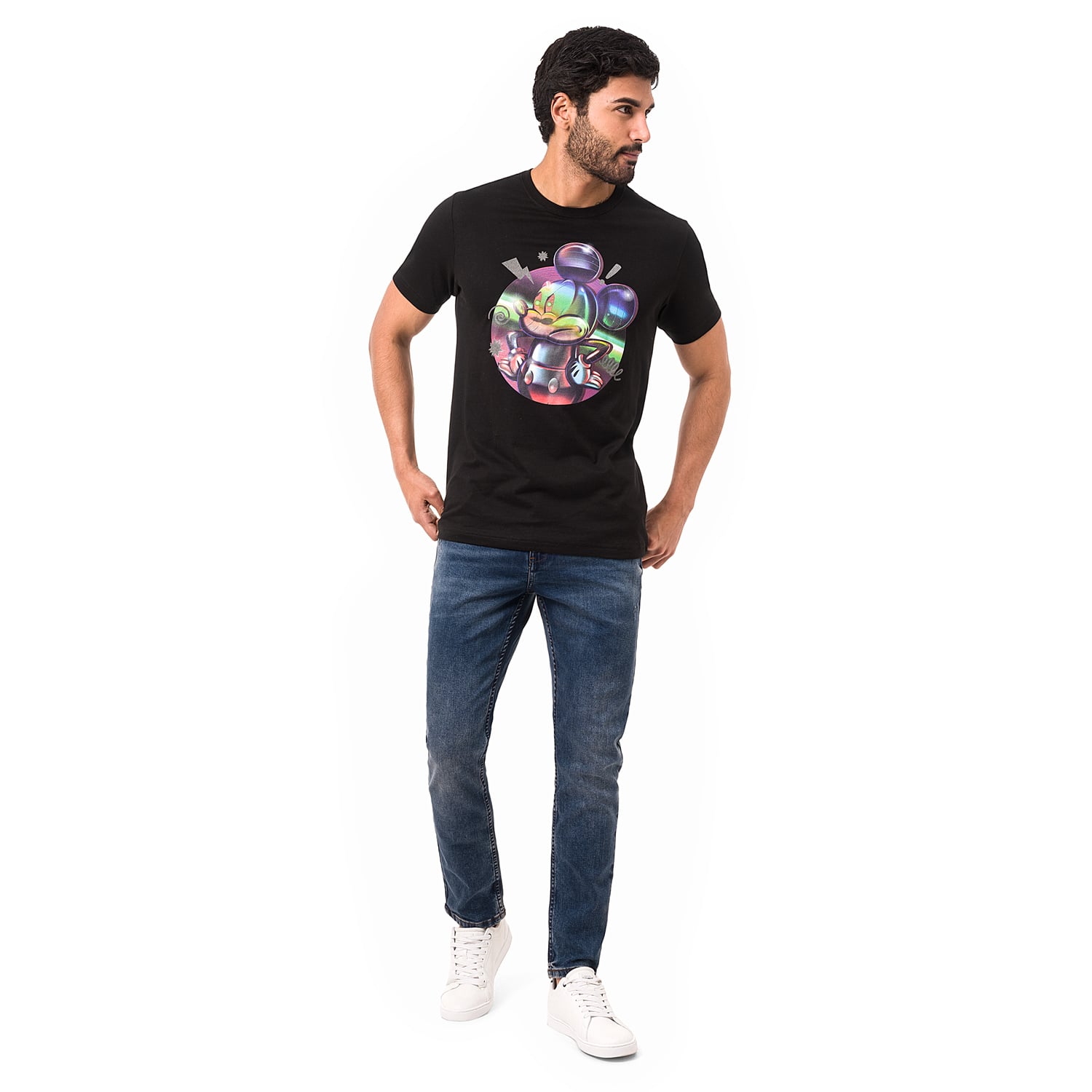 PANTALON HOMBRE PIONIER MULTICOLOR YACOHMO DENIM STRETCH - 2
