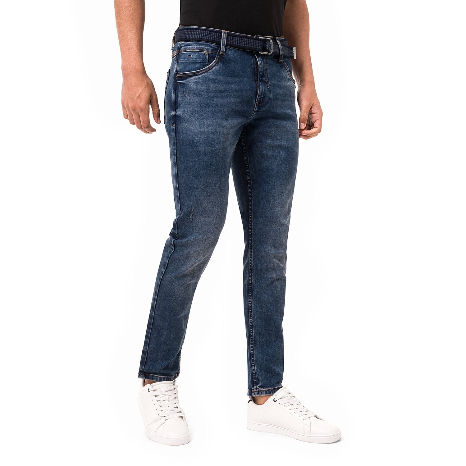 PANTALON HOMBRE PIONIER MULTICOLOR YACOHMO DENIM STRETCH - 3