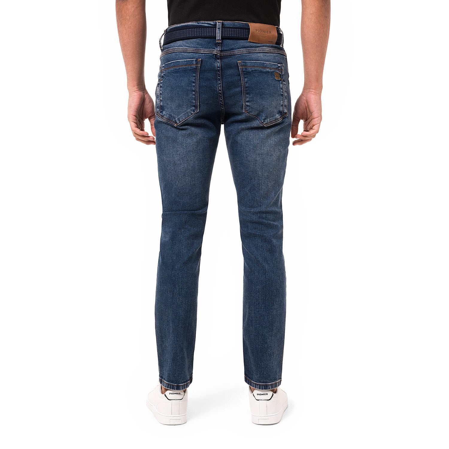 PANTALON HOMBRE PIONIER MULTICOLOR YACOHMO DENIM STRETCH - 4