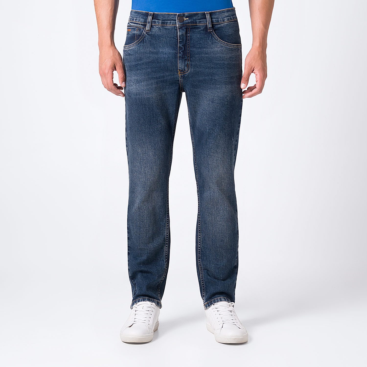PANTALON HOMBRE PIONIER MULTICOLOR KUPHER DENIM STRETCH - 1