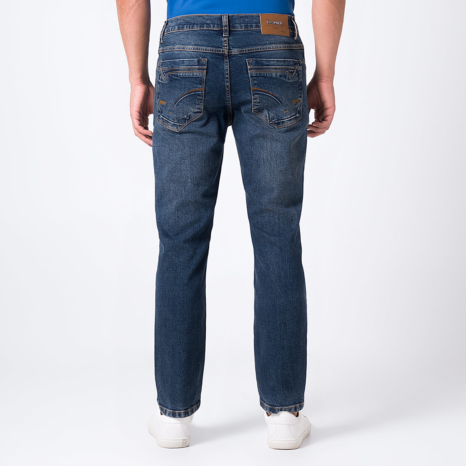 PANTALON HOMBRE PIONIER MULTICOLOR KUPHER DENIM STRETCH - 3