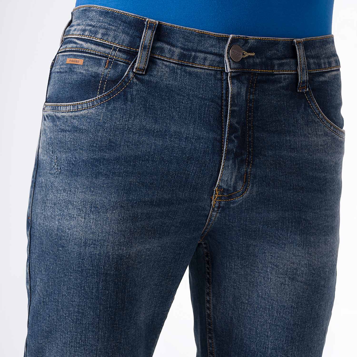 PANTALON HOMBRE PIONIER MULTICOLOR KUPHER DENIM STRETCH - 4